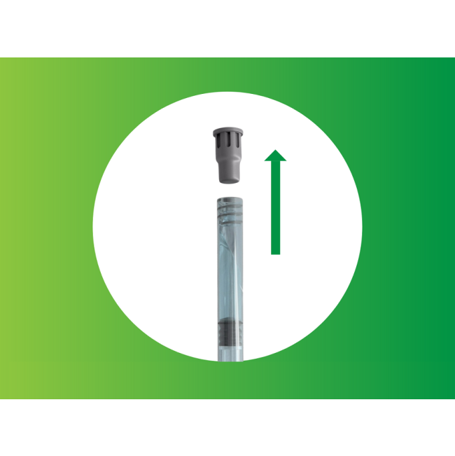 Image of the syringe-type applicator of Nexgard Combo for cats