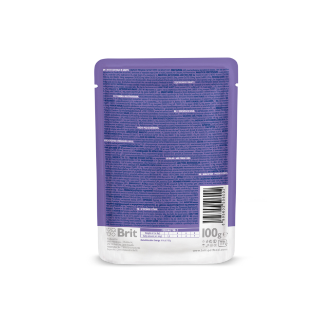 back of pack reflecting ingredients & guidelines