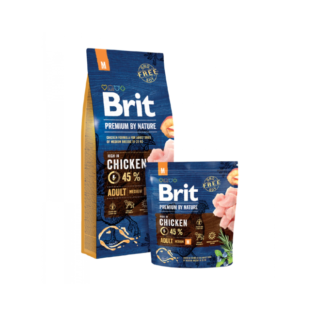 Brit Premium Dog Dry Food Adult Medium