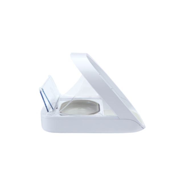 Open side of Surefeed Microchip Pet Feeder Connect