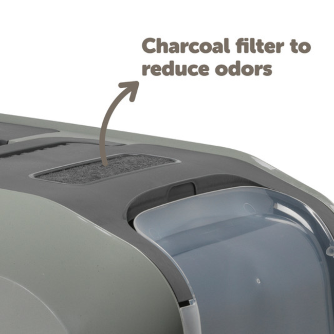 charcoal filter compartment