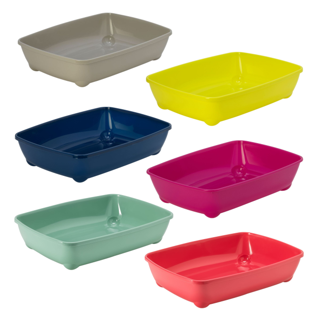 6 variants of the trays in different colours