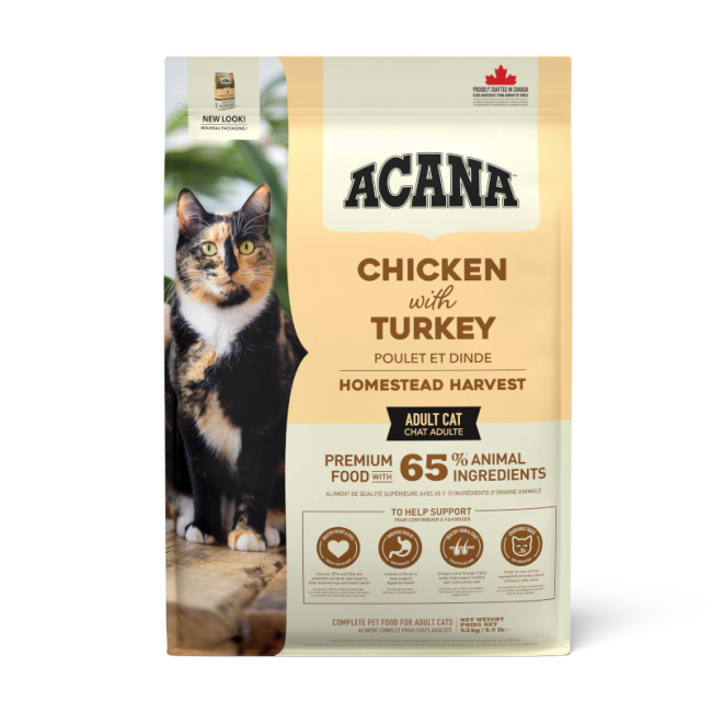Acana Cat Homestead Harvest Adult Cat Recipe food in bag
