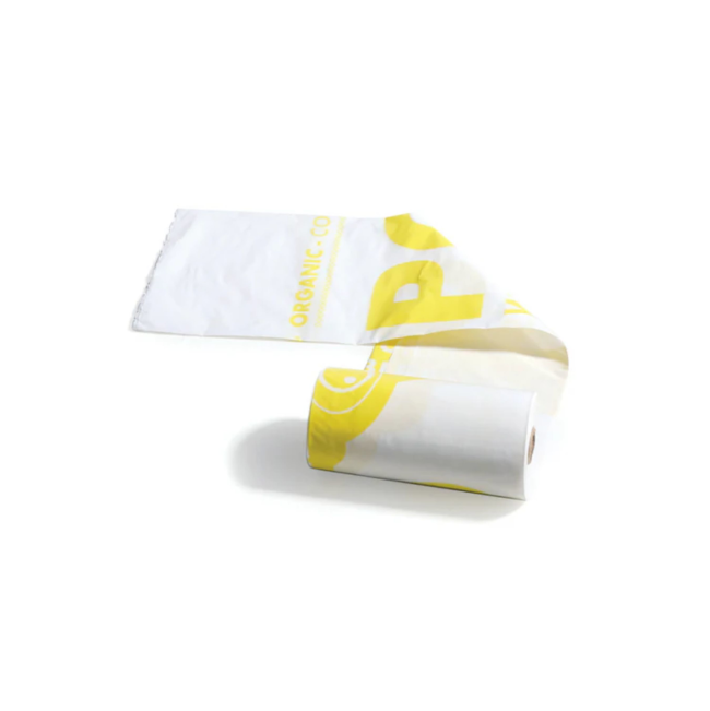 lemon scented bag rolling out