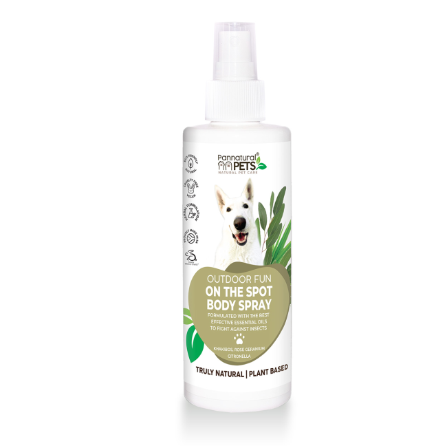 Pannatural Outdoor Fun Anti-Bug Dog Coat Spray
