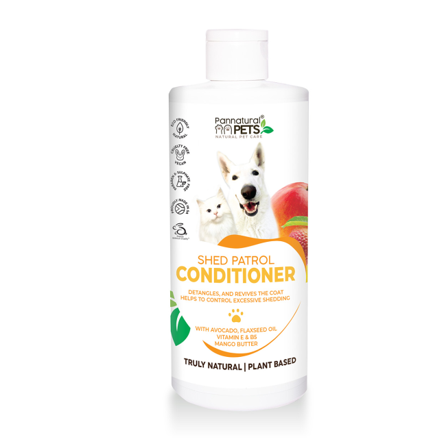 Pannatural Shed Patrol Conditioner for Dogs and Cats