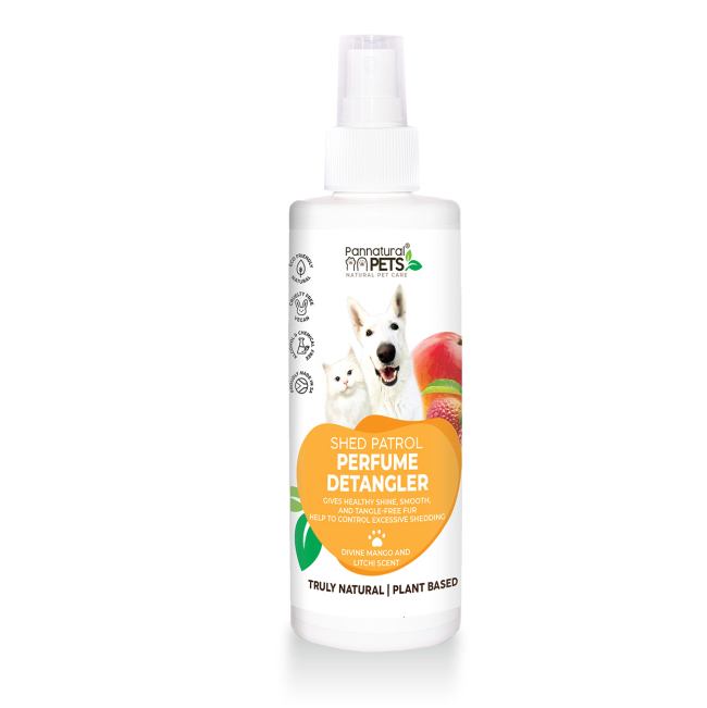 Pannatural Shed Patrol Detangler for Dogs and Cats