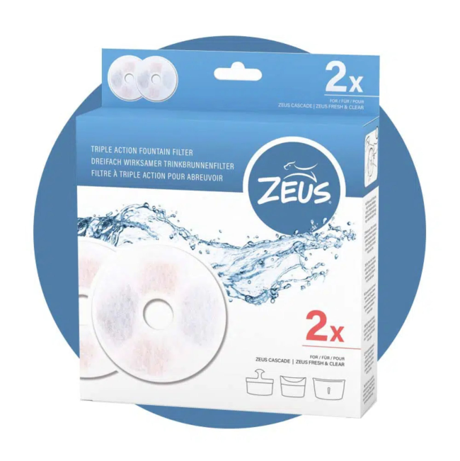 Zeus H2EAU Triple Action Pet Fountain Filter