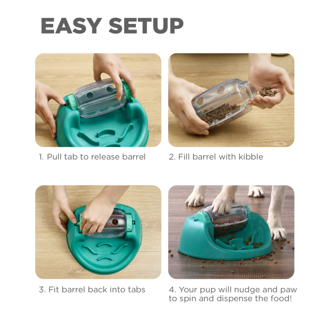 step by step guide on setting the feeder up