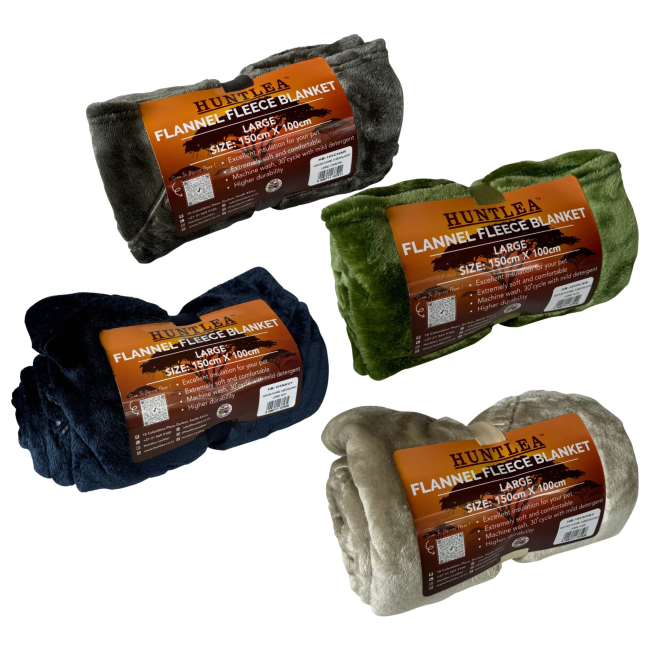 Huntlea Flannel Fleece Blanket