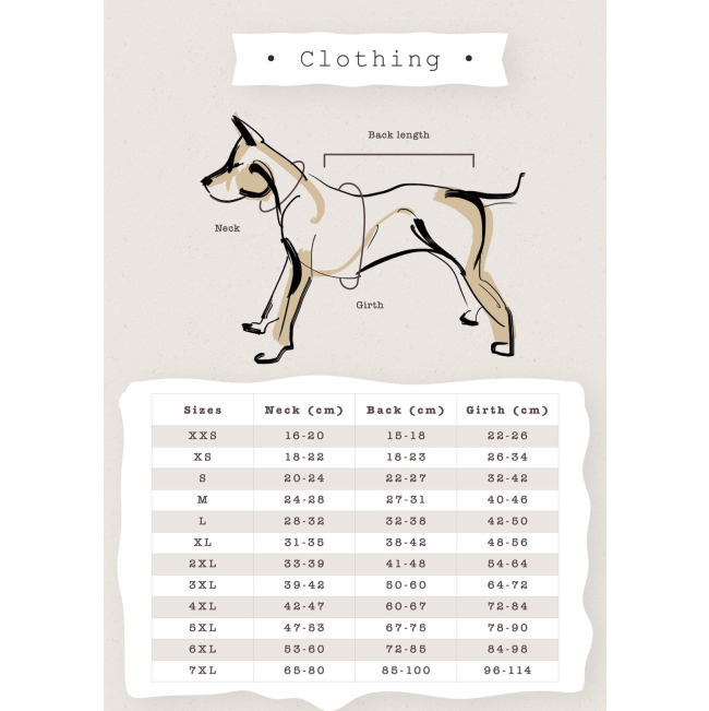 sizing chart