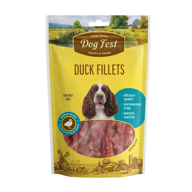 Dog Fest Duck Fillets Dog Chew Treats
