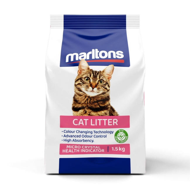 Marltons Micro Crystals with Health Indicator Cat Litter