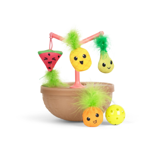 Hunt N Wobble Fruit Bowl Cat Toy