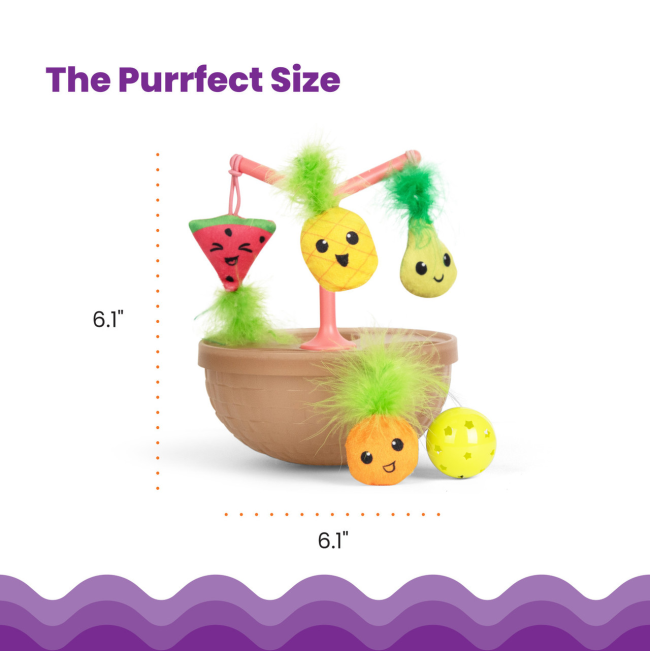 overall measurements of the whole wobble toy