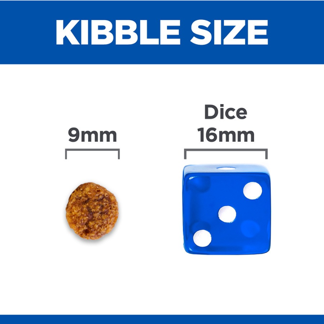 kibble size of small mini hypoallergenic food