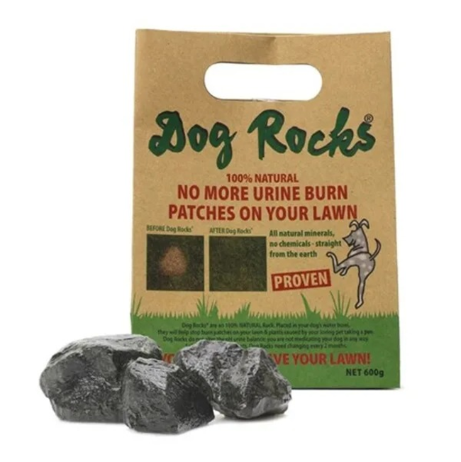 Dog Rocks to stop urine burn on grass
