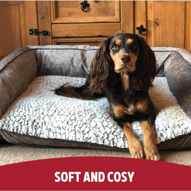Luxury Fleece Lined Plush Sofa Bed Lifestyle