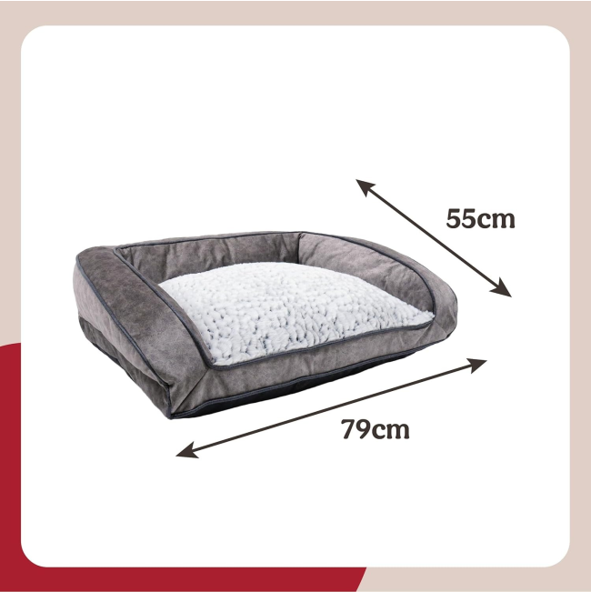 Luxury Fleece Lined Plush Sofa Bed Size