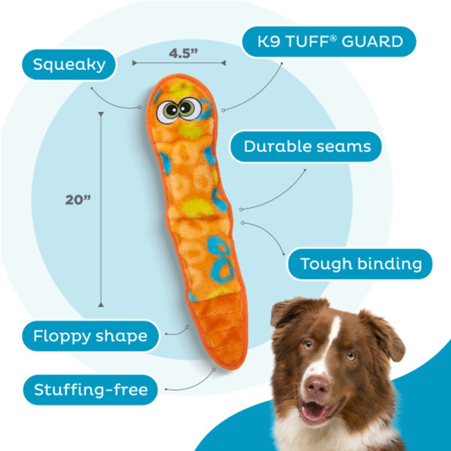 Durablez Sssupreme Snake Squeaky Dog Toy Size & Benefits