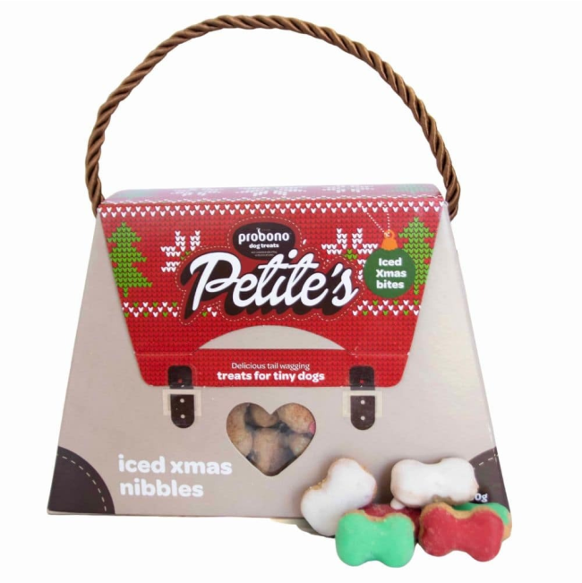 Probono Dog Petite's Iced Xmas Biscuits
