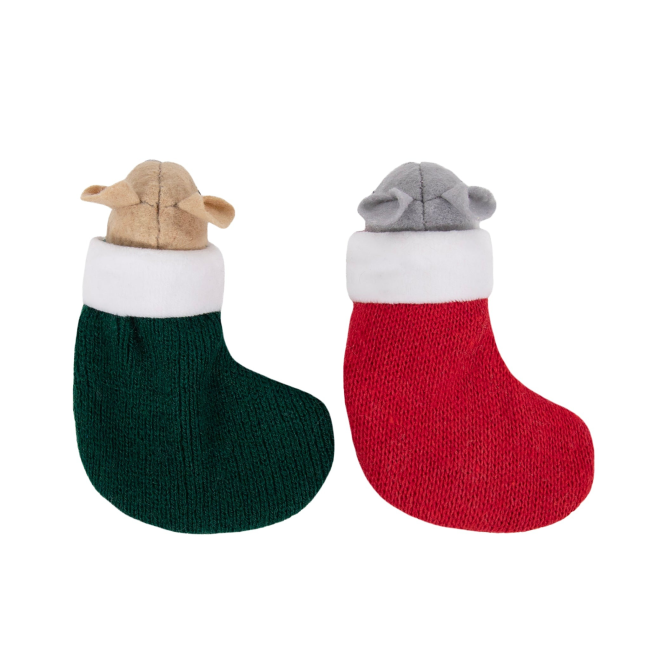 Martha & Mayor Mice Duo Xmas Cat Plush Toy