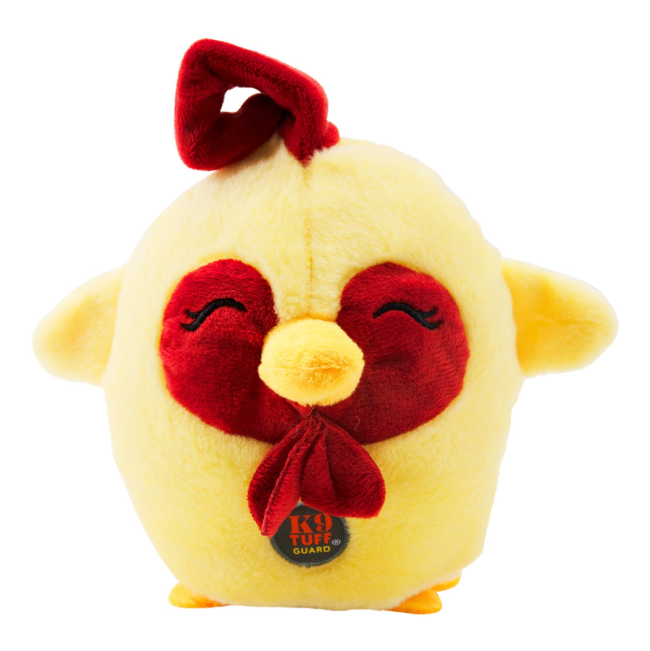 Poppers Chicken Plush Dog Toy