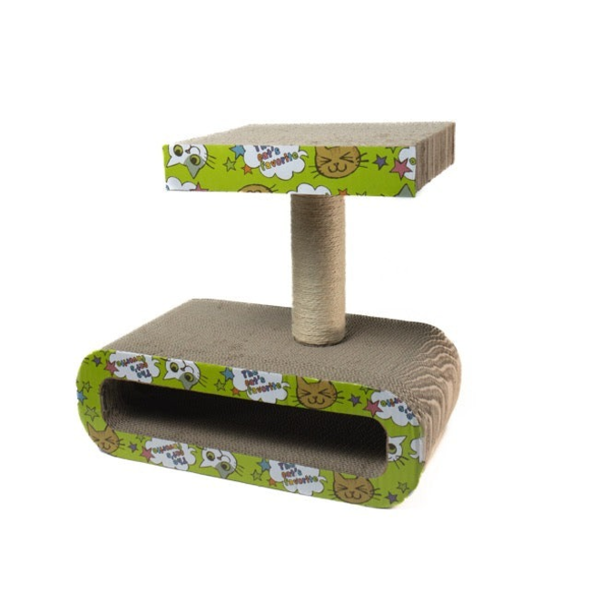 Marltons 2-in-1 Corrugated Scratching Board with Catnip