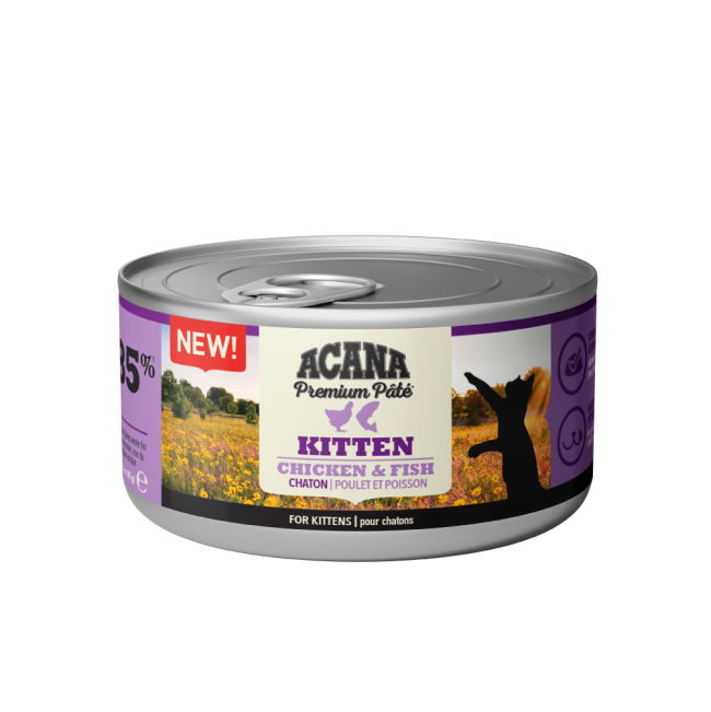 Acana Premium Kitten Pâté - Chicken & Fish in Bone Broth Wet Cat Food