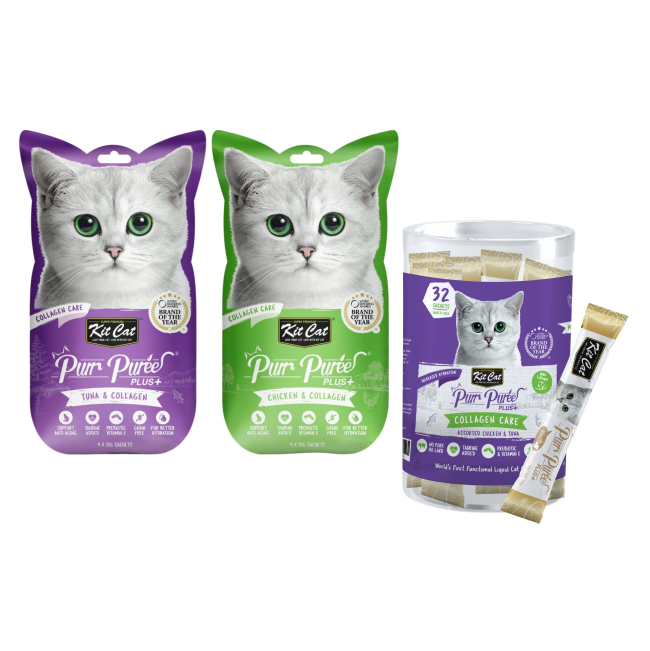 Purr Puree Cat Treat - Collagen Care