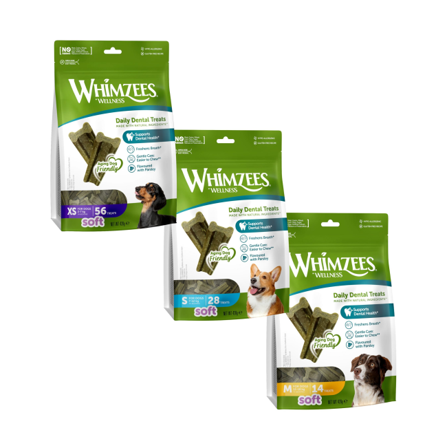 Whimzees Soft Bone Dental Dog Treats