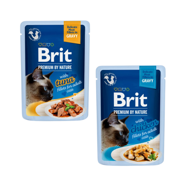Brit Premium Cat Fillets in Gravy