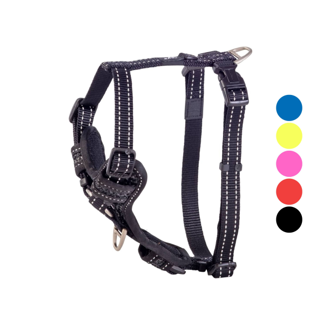 Black Rogz stop pull dog harness