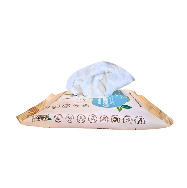 Pannatural Hypoallergenic Grooming Wipes for Pets
