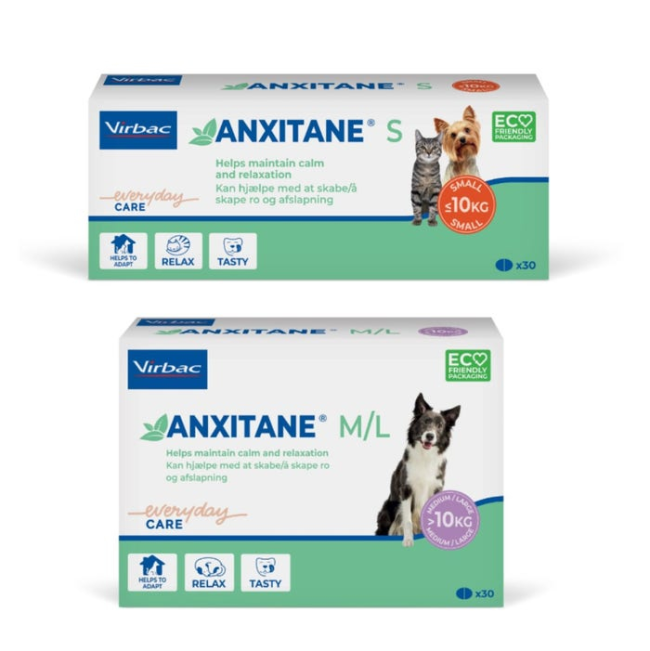 Anxitane Calming Tablets for Dogs & Cats