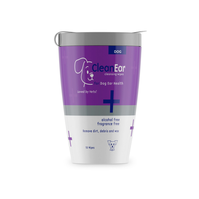 CleanEar Cleansing Wipes for Dogs