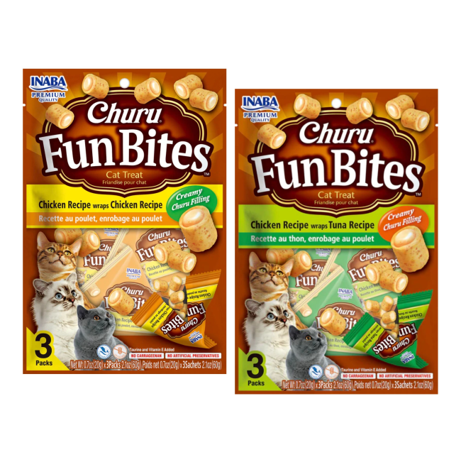 Churu Fun Bites Creamy & Crunchy Cat Treats