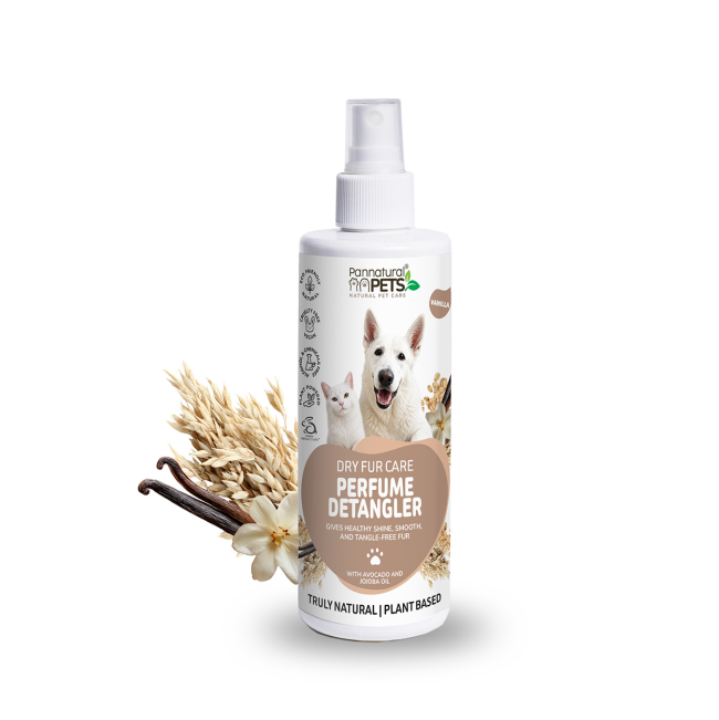 Pannatural Dry Fur Care Detangler with vanilla