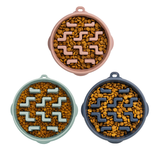 Fun Feeder Notch Slow Feed Dog Bowls