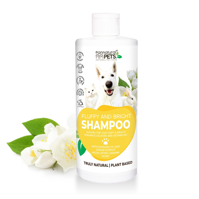 Pannatural Fluffy & Bright Jasmine Shampoo for Dogs and Cats