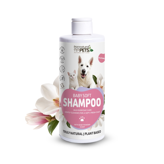 Pannatural Pets Baby Soft Shampoo for Cats & Dogs