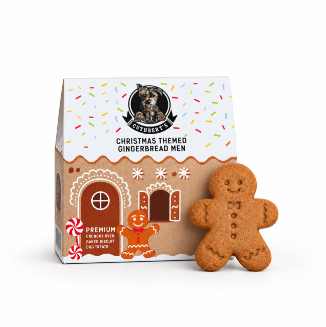 Cuthbert's Gingerbread Men Dog Biscuits