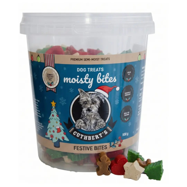 Cuthbert’s S/Moist Festive Bites Tub 500g
