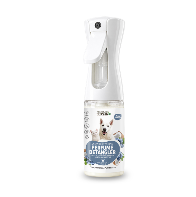 Pannatural Pets Snowberry Shine Perfume Detangler for Cats & Dogs