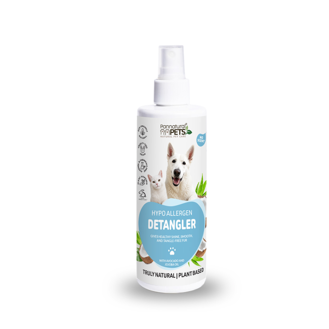 Pannatural Pets Hypo Allergen Detangler for Cats & Dogs