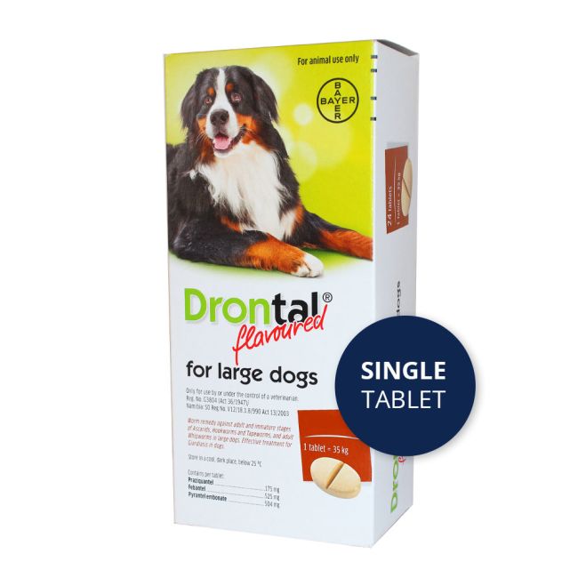 Buy Drontal Flavoured Dewormer For Large Dogs Online EPETstore