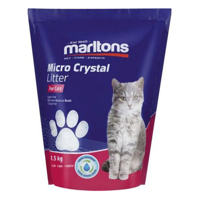 Buy Marltons Micro Crystals Cat Litter Online ePETstore