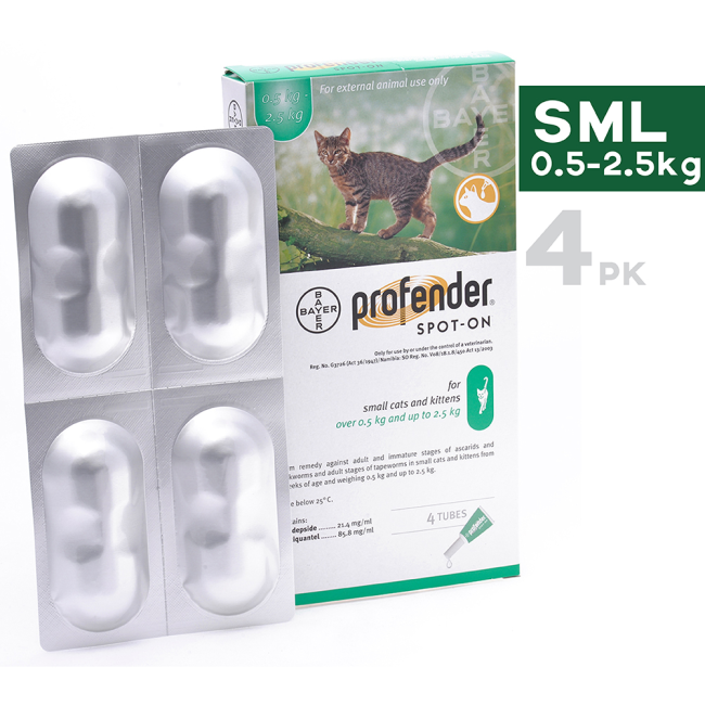 Buy Profender Deworming Spot on for Cats Online ePETstore