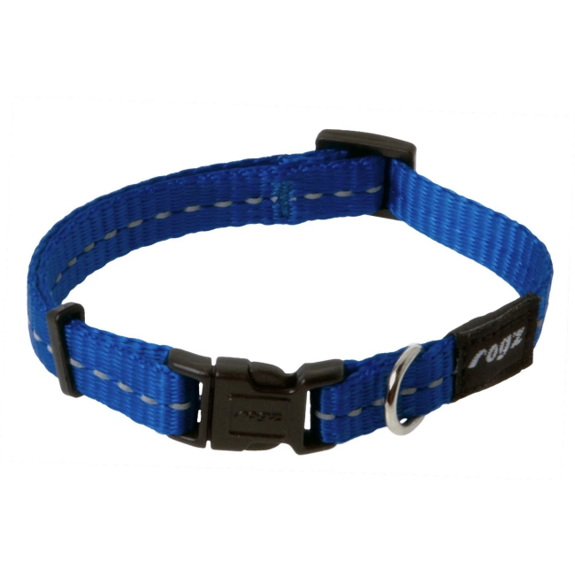 Buy Rogz Blue Reflective Dog Collar Online ePETstore.co.za