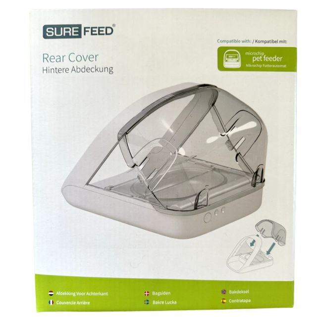 Surefeed Microchip Pet Feeder Rear Cover ePETstore.co.za